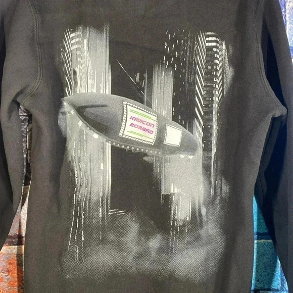 Cloke 360 Series Women's Graphic Hoodie Black Size 12 - Picture 6 of 6